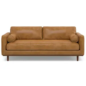 Morrison 89 inch Sofa in Genuine Leather