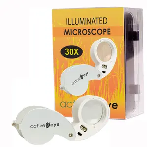 Active Eye Illuminated Loupe Microscope 30X