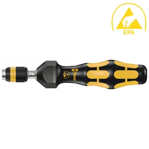 Wera 05074730001 Kraftform ESD 7440 Hexagon Torque Screwdriver, 1/4" Head, 0.3-1.2 Nm Variable Torque Adjustment Range