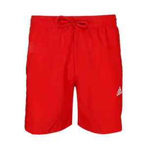 adidas Mens Essentials Chelsea 3-Stripes Shorts Casual Bottoms Casual - Red adidas Mens Essentials Chelsea 3-Stripes Shorts Casual Bottoms Casual - Red