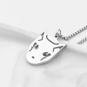 Bizarre Adventure Hollow Stainless Steel Pendant Necklace