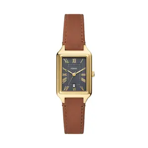 Fossil Women's Raquel Three-Hand Date, Gold-Tone Stainless Steel Watch