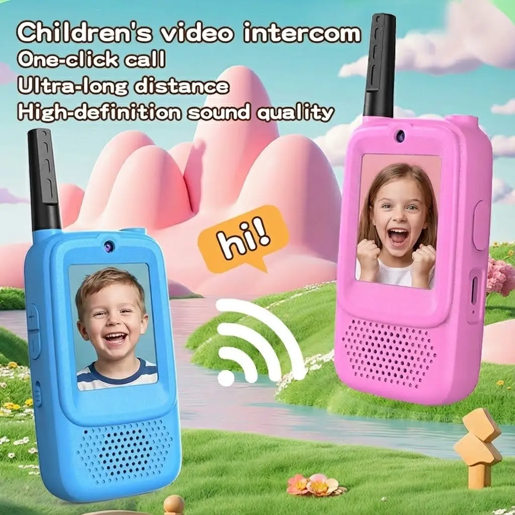 kid video walkie talkie with One-click Call Ultra-long Distance High-definition Sound Quality for Kids