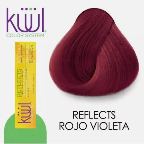 KUUL Cream Tube Hairdye - 3.04oz Capacity Rojo Violeta Ash Brown Pre-Mixed At-Home Gentle Hair Coloring, Unisex, Alcohol Free, Paraphenylenediamine Free, Color Protection, 24 Months Shelf Life, For Dry/Curly/Fine Hair
