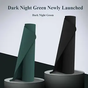 Extra Large Yoga Mat,  Non-Slip, Thick, Pilates and Fitness Exercise Mat with Solid Color Pattern, Professional Floor Mat for Sports and Training