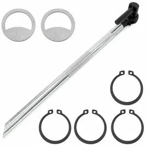 17-Inch Ratcheting Wrench Tool Compatible with Flatbed Trailer Winches, Reversible Design Direct Insert Use Alloy Steel Standard Winch Bar Replacement Part