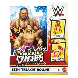 Seth Rollins (Purple) - WWE Knuckle Crunchers 4 Mattel WWE Toy Wrestling Action Figure