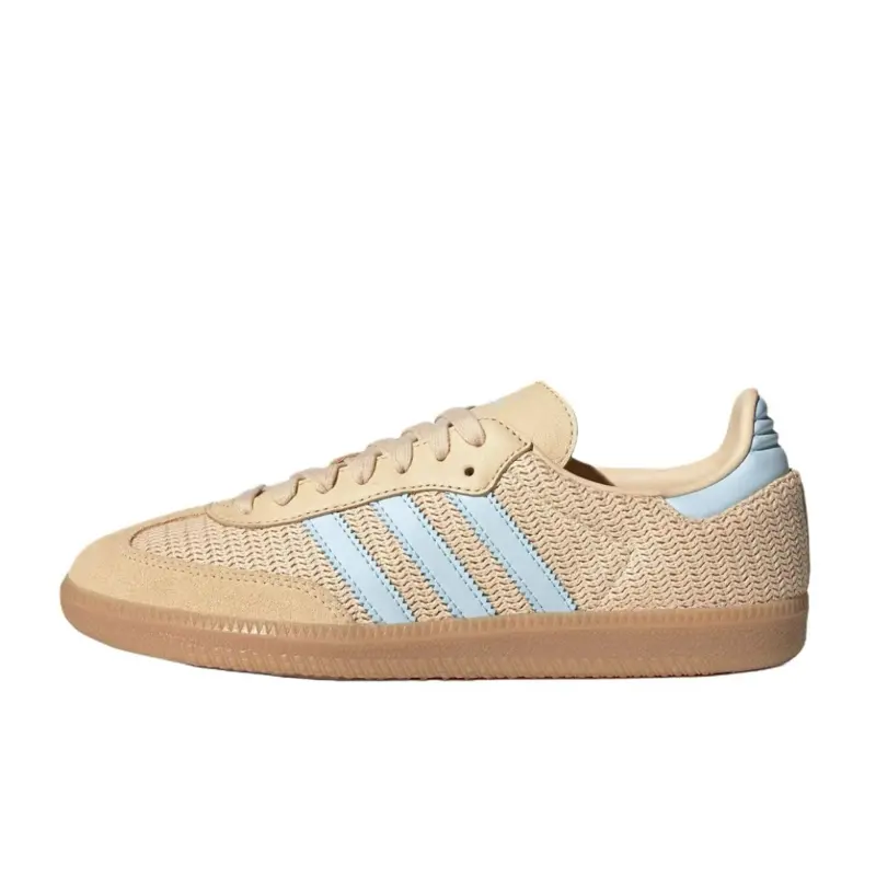 adidas gazelle silver green womens Adidas Women's Samba OG Cardboard / Chalk White / Brown Desert Low Top  Sneakers main image 1