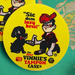 PATCHED-UP PUPPY Sticker
