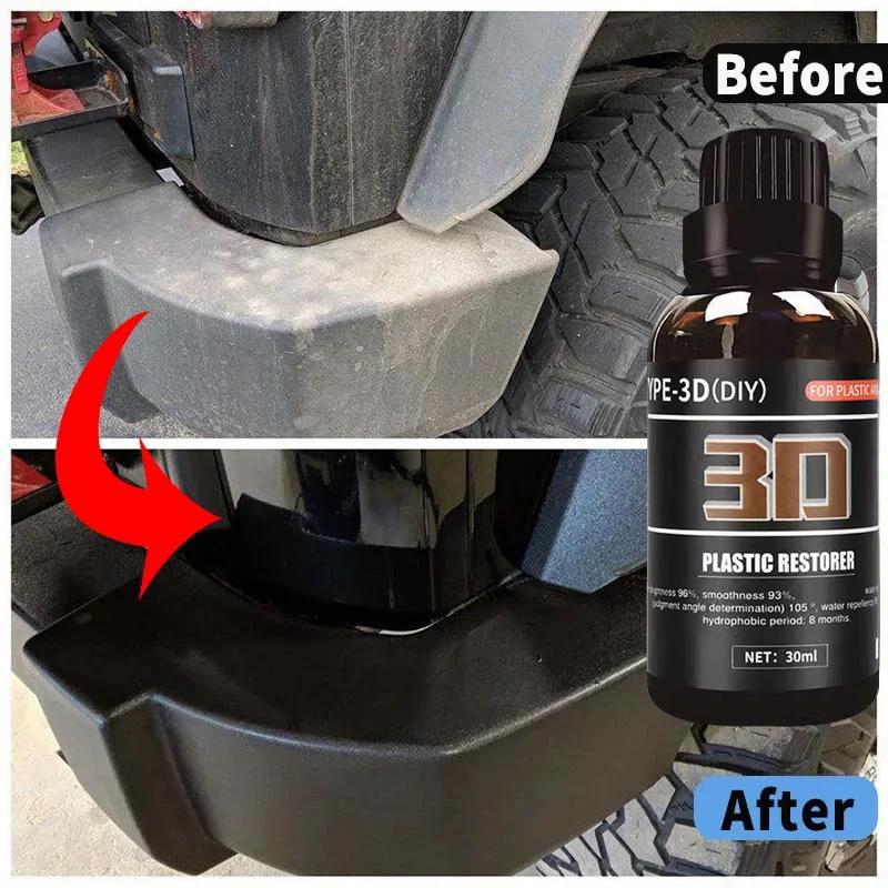 Car coating Plastic Restorer car accessories PolishLiquid Gloss Protect Leather & Trim Restorer, CarWashing &Maintenance Product car gadgets