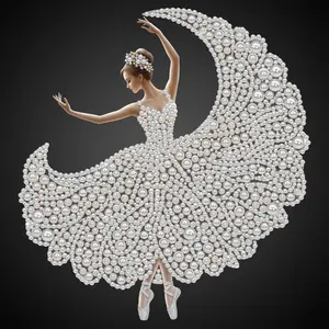 【New Arrival】Frameless DIY Pearl Drill Dancer Diamond Painting Ornament, Desktop Decor & Thoughtful Gift for Craft Lovers
