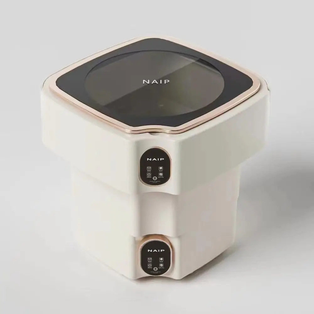 Foldable Portable Washing Machine, 10L Large Capacity Washing Machine for Outdoor, Camping, RV, Travel Use, Mini Washing Machine for Underwear Towel C