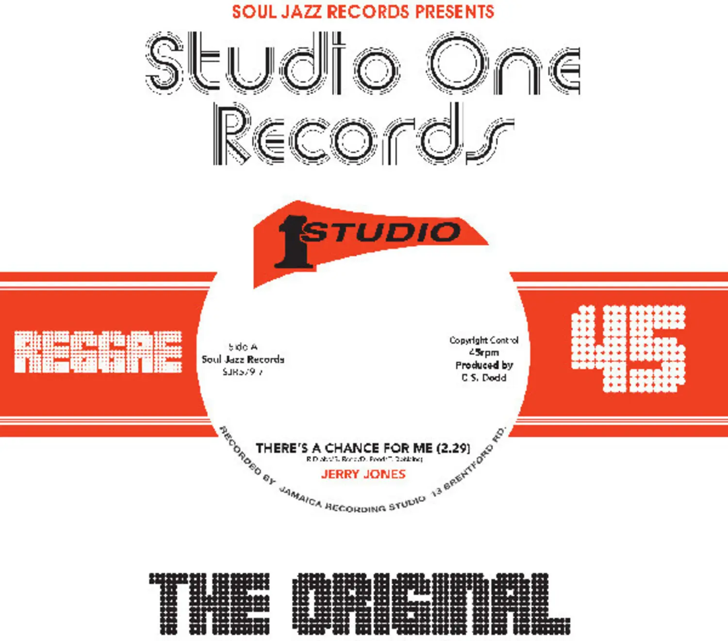 Jerry Jons - There's A Chance For Me / Trying Times  [7-INCH SINGLE VINYL RECORD]