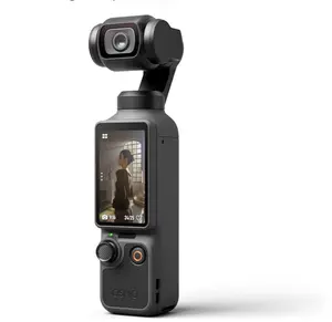 DJI Osmo Pocket 4 Value Bundle, 4K/240fps Vlog Camera, 3-Axis Stabilization, Active Track 7.0, 2 Mics +Grip Tripod + 128GB Memory, + More