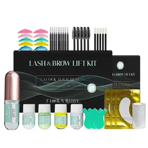 Eyelash & Eyebrow Dual Purpose Perming Kit, Eyelash Curling Kit, Eyebrow Styling Kit, Professional Eye Makeup Tool for Women & Girls, Cosmetic, Eyelash Brush