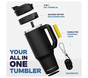 Frost Buddy 40-oz Thicc Buddy w/ Dual Sip and Straw Lid