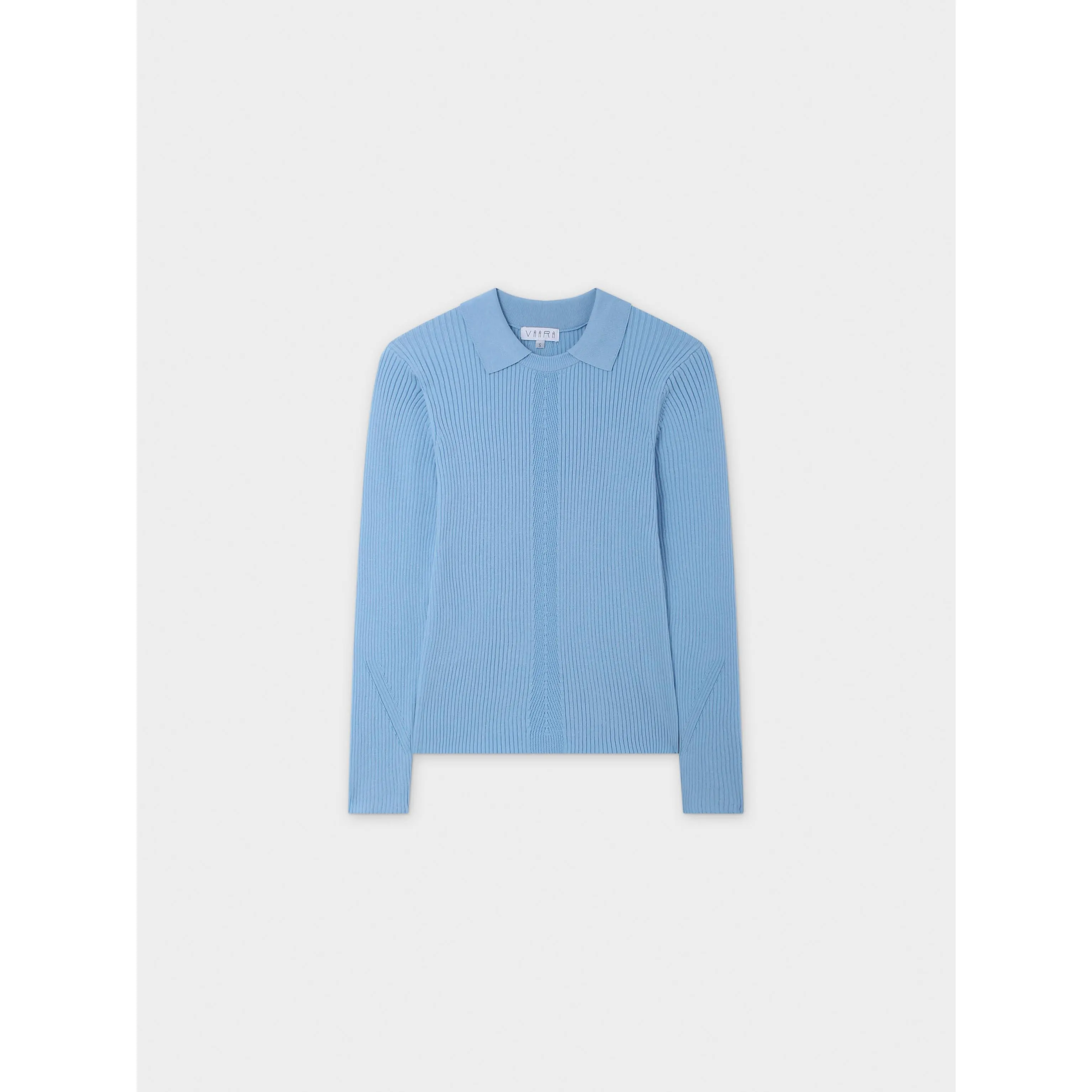 Center Design Sweater-Periwinkle