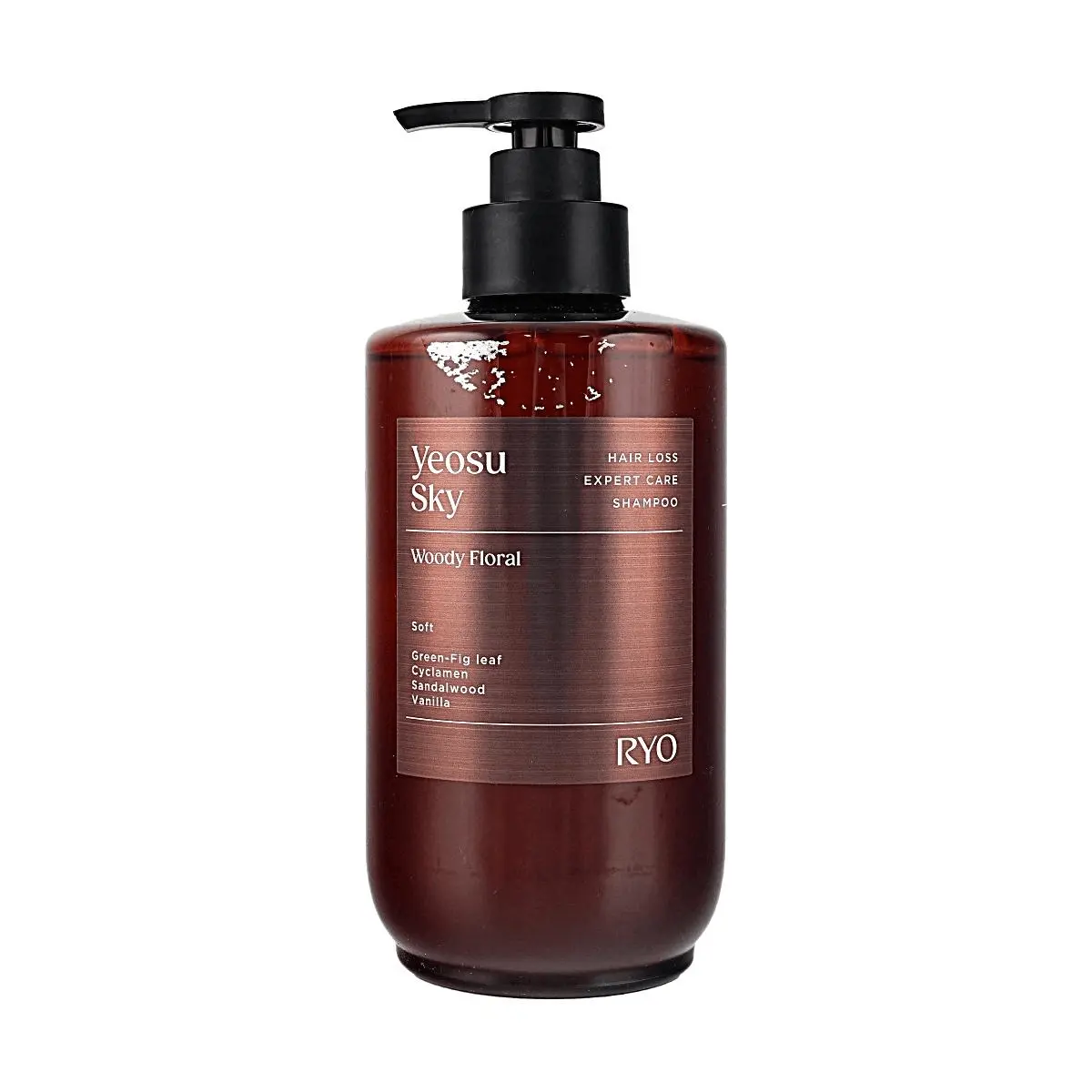 RYO Anti-Hair Loss Shampoo for Women & Men - Korean Hair Care, Gentle Formula, Scalp Health, Fragrance, 585ml