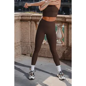 Dark Mocha Rib Legging