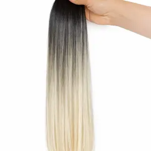 Ombré Hair Extensions - Long Straight Hair with Ombre Effect