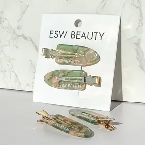 Strawberry Matcha Duo Creaseless Hair Clips