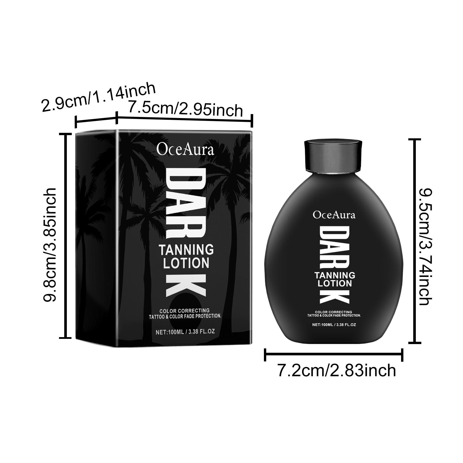 EELHOE Dark tanning lotion, Long-Lasting Sunless Tanner for Deep Bronze, Sweet Cherry Antioxidant & Sunflower Oil, Even Tone Matte Finish, Hydrating Self Tanner for All Skin Intensive Gel spray sunscreen express hour