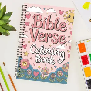 Faith-Inspired Adult Coloring Book, 30 Unique Designs, Premium Spiral Bound, Mindfulness and Relaxation, Ideal Gift for Teens, Men, Women