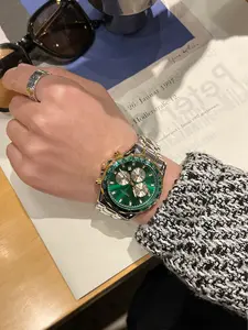 Swiss Luxury Men's Multifunctional Watch - Luminous Quartz Wristwatch with Premium Steel Band, Waterproof Business Style