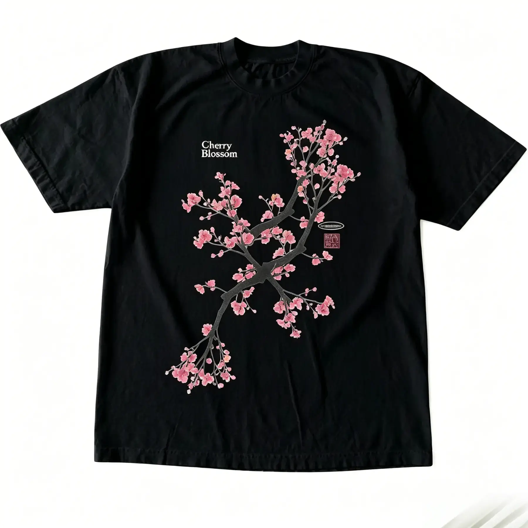 Sakura Cherry Blossom Japanese T-Shirt, Tree Shirt, Natural Tee, Gifts Shirt, Unisex Vintage Graphic Tees Gothic Grunge Y2k Emo Scene Amity Affliction Style Clothes Men Women Streetwear Womenswear Summer Top Crewneck Tshirt