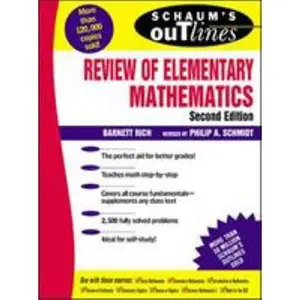 USED-Schaum's Outline of Review of Elementary Mathematics by Barnett Rich (Paperback)