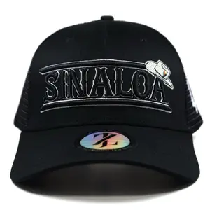 Zaja Brand Sinaloa Venado District Black Snapback Hat with Custom Embroidered Design and Distinctive Logo