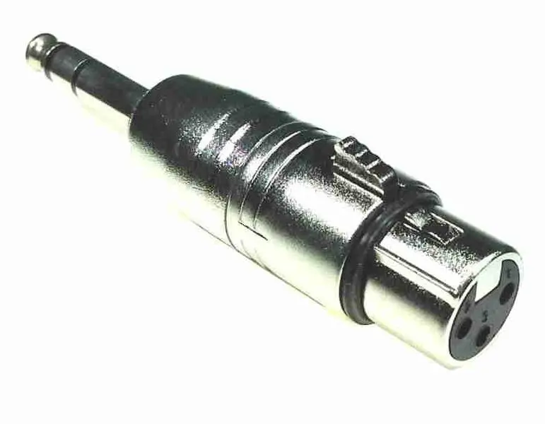 AMERICAN RECORDER XLR (female) to TRS (male) Audio Adapter- Balanced