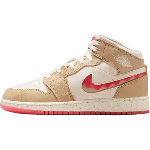 Air Jordan 1 Mid SE GS 'Peanut Butter & Jelly'