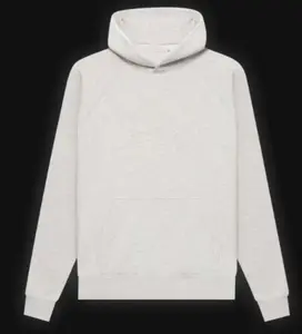 Digital style light gray casual sports simple hoodie - suitable for both men and women