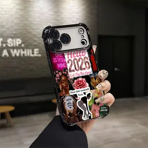 Fashion Queen of 2026 Pattern Four-corner Drop-proof TPU Phone Case for iPhone 17 Pro Max Air iPhone 16 Pro Max 15 14 13 12 11 Plus Shockproof Full Camera Protection Durable Slim Silicone Case