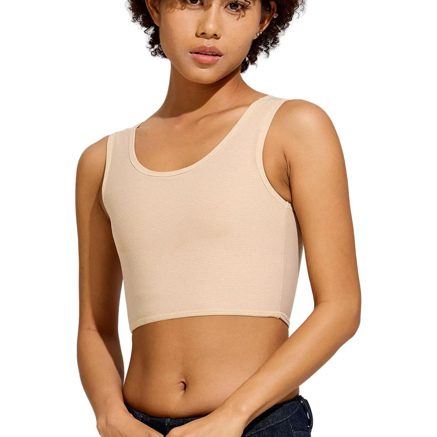 Chest Binder for Transgender & FTM, High Compression Top for Large Breasts Women