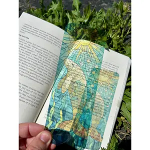 Manatee Lovers Bookmark - Cute Sea Cow Book Accessory, Ocean Animal Gift, Marine Life Bookmark, Unique Gift for Book Lovers