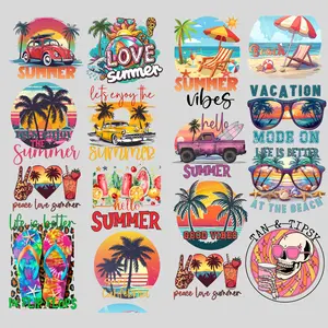 Summer Love premade DTF gang sheet- 20 prints, SummerPremade DTF Gang sheet,Summer transfers