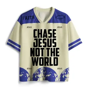 Chase Jesus Not The World Christian Mesh Jersey, Christian Athletic Shirt for Men Women