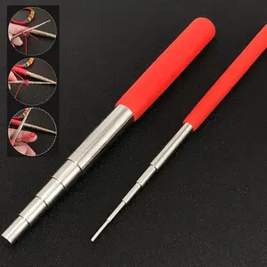 Red Wire Looping Tool, Multi Jump Ring Mandrel Wire Looping Rods for Jewelry Wire Wrapping and Jump Ring Forming - For Jewelry Makers & Crafters - Perfect Gift for DIY Enthusiasts