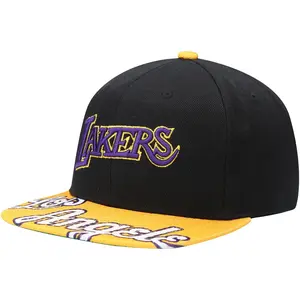 Mitchell & Ness NBA Los Angeles Lakers Blck/Purple Snapshot Snapback HWC