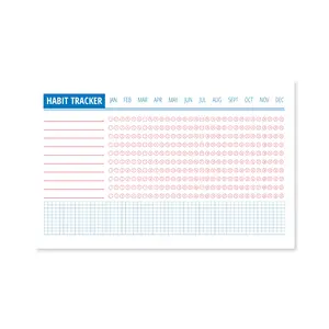 Habit Tracker Notepad - 50 Sheets