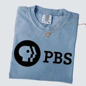 Comfort Colors Protect PBS Logo Shirt, Retro Public Broadcasting Service, Nostalgia Tee for Classic TV Fans, Save PBS Tee