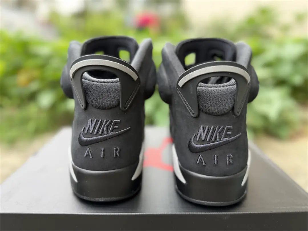 All Black Suede High Top Sneakers Silver Geometric Panel Air Cushion Sole Vintage Basketball Trainers
