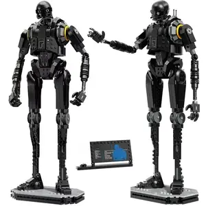 845PCS IN STOCK K-2SO Security Robot Building Blocks Space Battle Security Droid Model Assemble Bricks Toys Gifts For Boys Adult