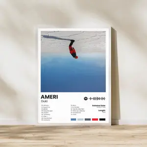 Duki Poster / AMERI / Duki Playlist / AMERI Album / Album Cover Poster / Album Cover / Digital Download