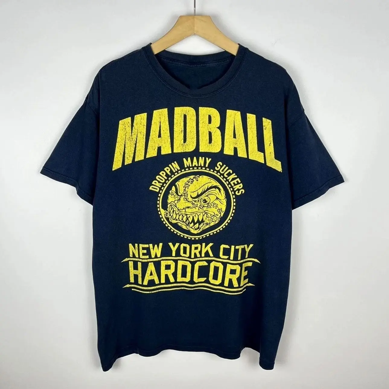 Vtg Madball Band NY hardcore punk band Shirt Black S-5XL HL065 A