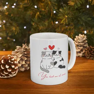 Valentine's Coffee Mug- You Had me at Meow