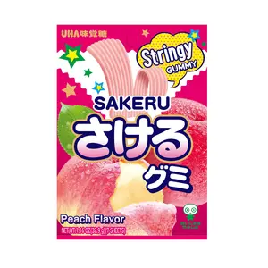 UHA Saker String Chewing Candy Peach Flavor 1.16 oz