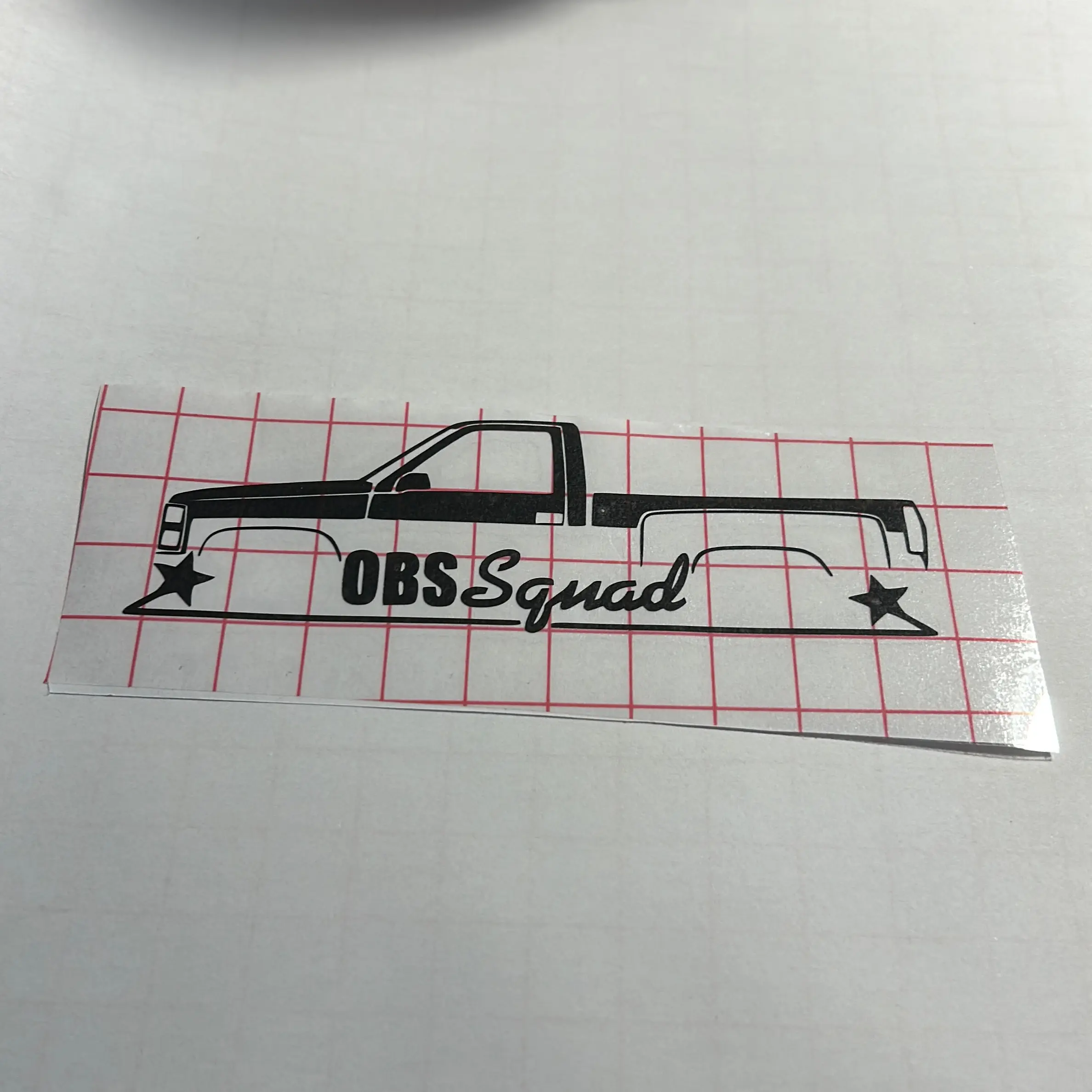 OBS Squad Car Exterior Decal - DIY Stickers, Automotive Exterior Accessory